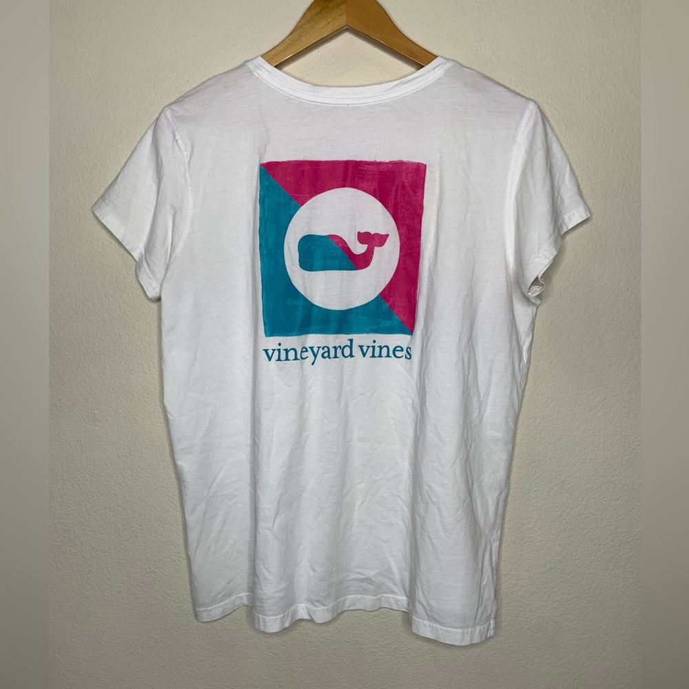 Vineyard Vines High Low Tee Shirt, Size S
